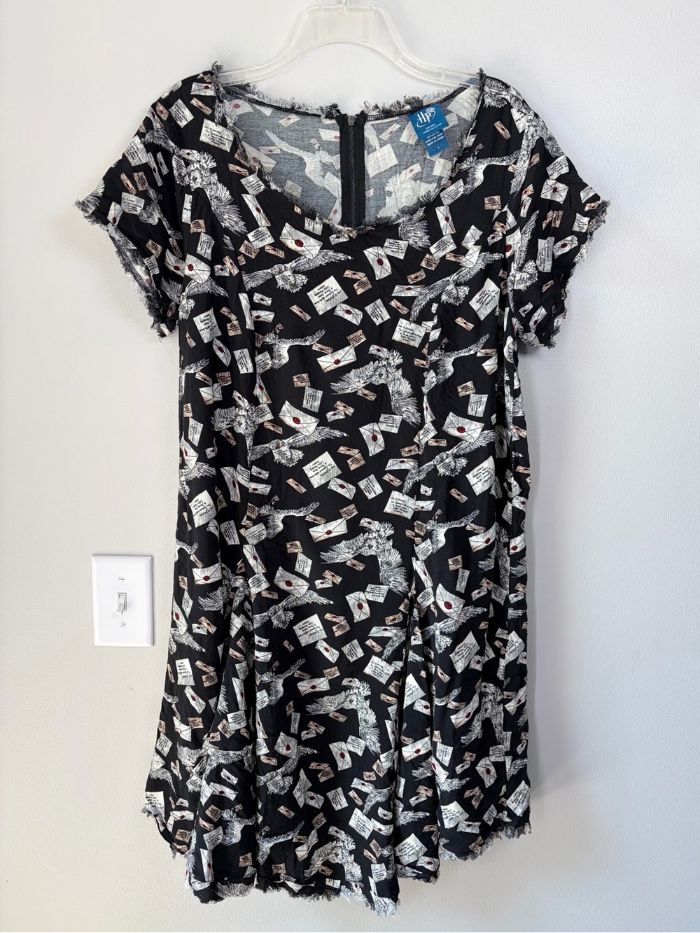Torrid x Harry Potter Hedwig Hogwarts Acceptance Letter Novelty Print Dress